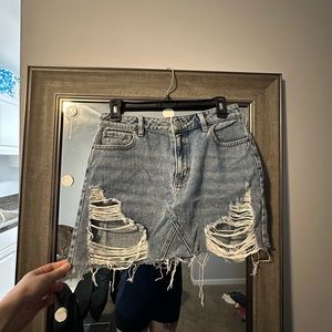 Denim skirt